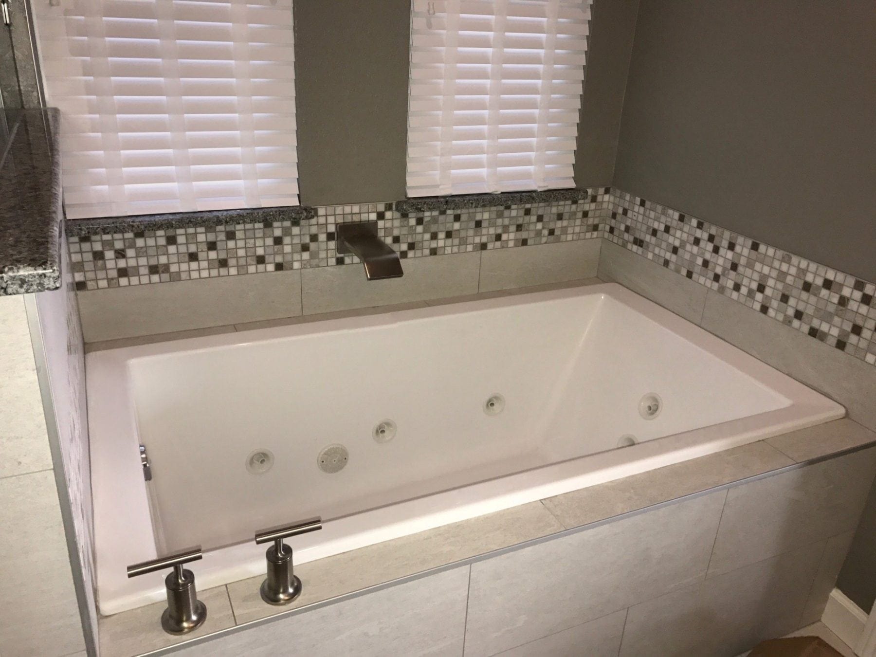 Oak Lawn Condo Bathroom Remodel During Renovation Bath Tub With