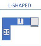 L-SHAPED Kitchen Layout