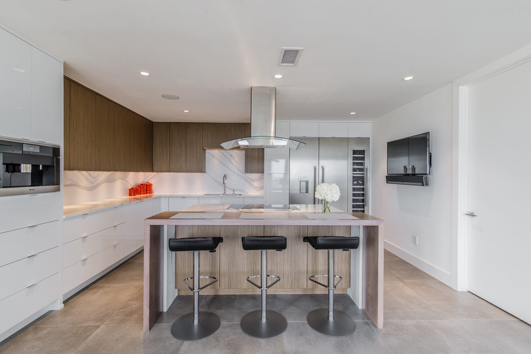 Renowned-Renovation-Penthouse-Kitchen-Remodel-Custom-Cabinets-Miele-Appliances-Cambria-Countertop-Kohler-Fixtures-Dallas-75205 (11) Renowned Renovation Penthouse Kitchen Remodel
