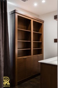 StyleCraft Custom Cabinets - Folding Bookshelf Closed