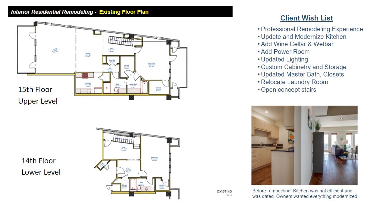 Penthouse Floor Plans Before Remodeling