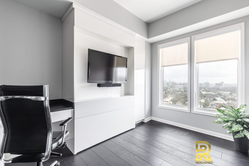 Space-Saving-Bedroom-Idea-Remote-Controled-Zoom-Bed-Shades-Up