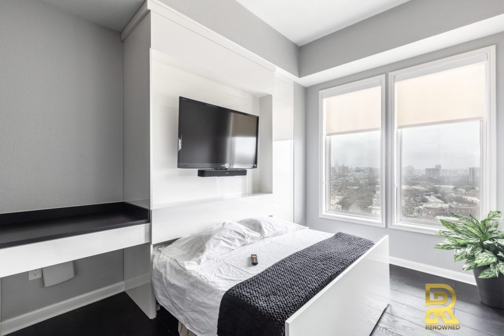 Space-Saving-Bedroom-Idea-Remote-Controled-Zoom-Bed-half-open