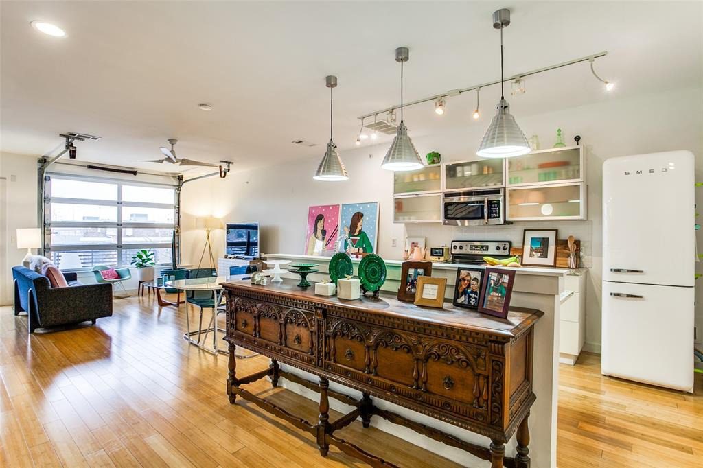 Kitchen Level Downtown Condo Akard Dallas Before Remodeling by The Renowned Group