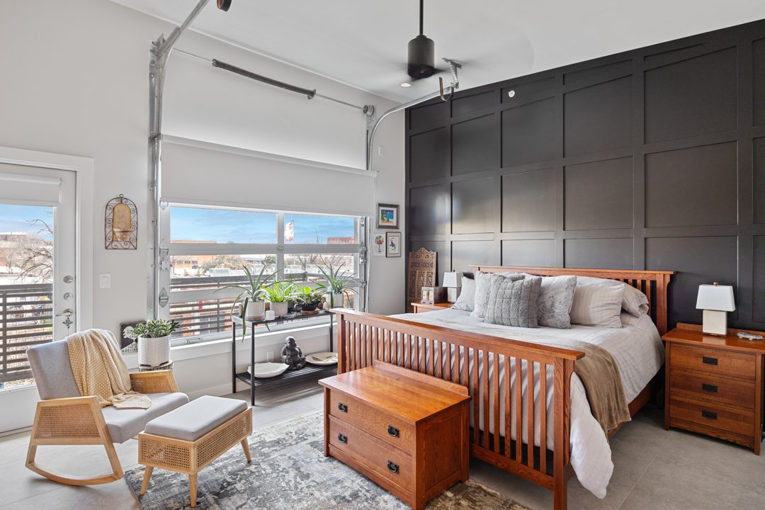 Master Bedroom After Remodelng view of skyline