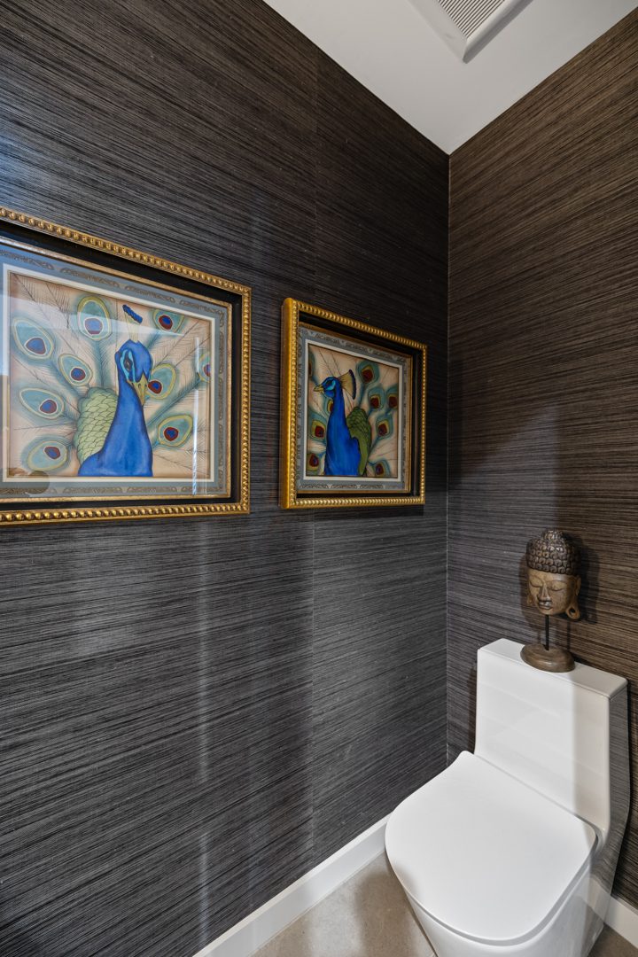 Powder bath after Conversionn of a Downtown Dallas Condo by Renowned Group