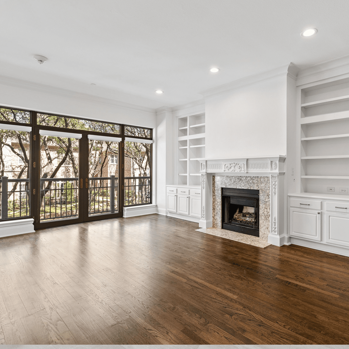 Condo Fireplace After Remodeling